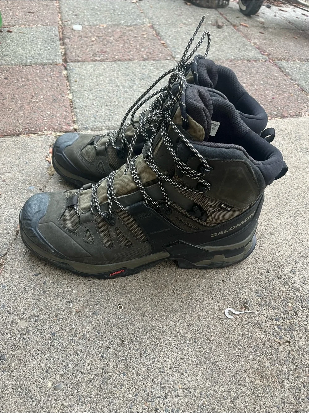 Men Salomon Boots - Durable All-Terrain Support Size 11.5